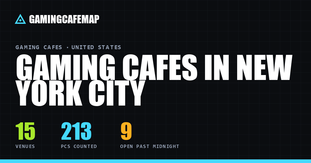 Gaming Cafes in New York City - Internet & PC Cafes